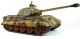 Tanques Taigen Pintados à Mão RC - Metal Completo Melhorado - King Tiger - 2.4GHz