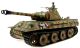 Tanques Taigen Pintados à Mão RC - Metal Melhorado - Panther - 2.4GHz